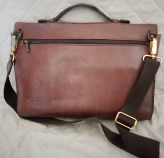 Borsa tracolla Genuine Leather marrone