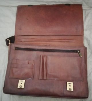 Borsa tracolla Genuine Leather marrone