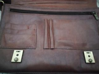 Borsa tracolla Genuine Leather marrone