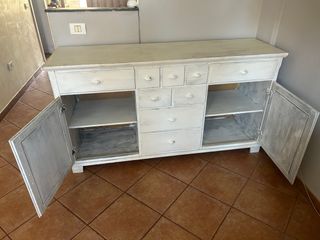 Mueble TV Ikea Blanco, estantería y aparador