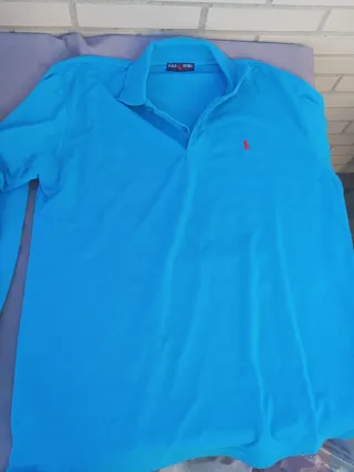 Polo Manga Larga Polo Ralph Lauren Azul