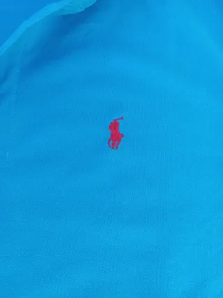 Polo Manga Larga Polo Ralph Lauren Azul