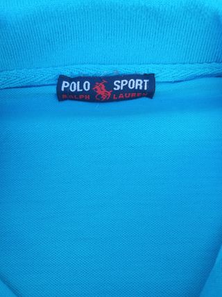 Polo Manga Larga Polo Ralph Lauren Azul