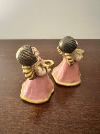 2 Angeli THUN rosa e oro