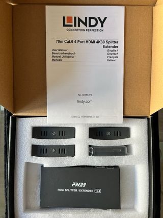 Splitter HDMI 70m LINDY 4 Puertos 4K