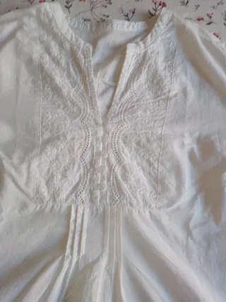 Blusa Ibicenca bordada.