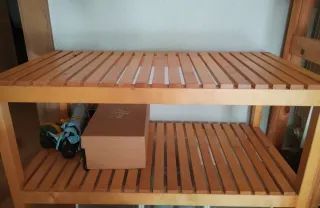 Banqueta Ikea Molger Madera Marrón