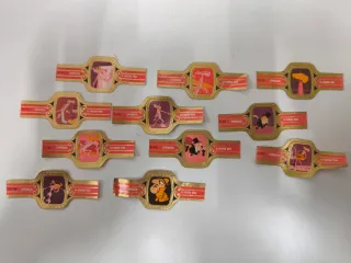 Set di 11 etichette per sigari La Pantera Rosa