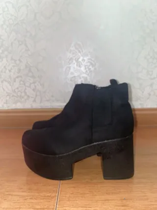 Botas plataforma negras 
