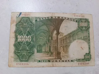 Billete 1000 Pesetas. 1946. Luis Vives