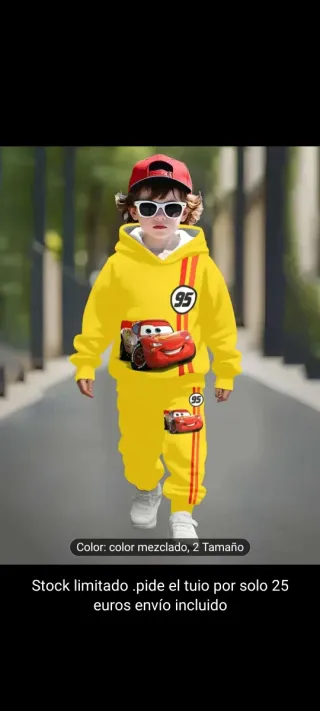 Chándal niño Cars 95