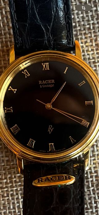 Reloj Orient Racer Vintage Negro/Dorado