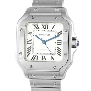 Reloj Cartier Santos de Plata Opalina