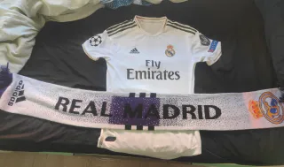 Camiseta Real Madrid Vinicius Jr 2019 20 y bufanda