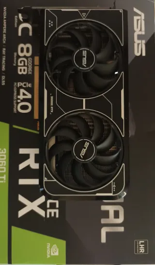 ASUS RTX 3060 Ti 8GB GDDR6X Tarjeta Gráfica