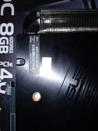 ASUS RTX 3060 Ti 8GB GDDR6X Tarjeta Gráfica