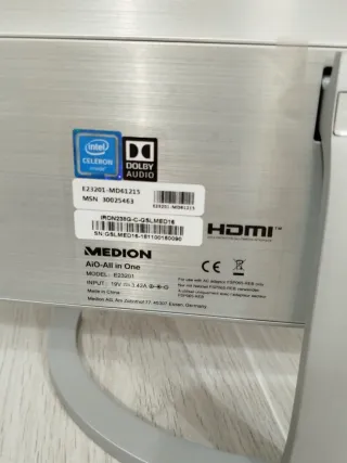 Medion All-in-One PC Plata