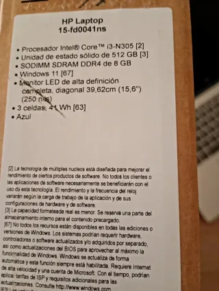 Portátil HP, 15.6" Full HD Intel Core i3 8GB