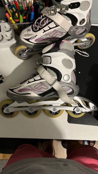 Patines en línea Fila Talla 38 + mochila 