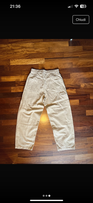 Bershka Jeans SUPERBAGGY Beige