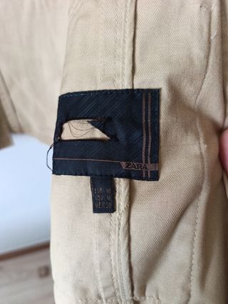 Chaqueta sahariana beige