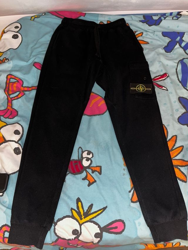 Pantalón Stone Island Negro Talla M