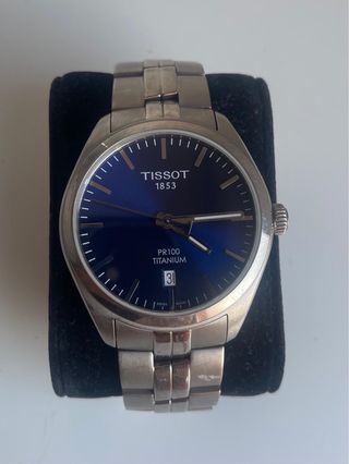 Tissot PR100 Titanium Reloj Azul