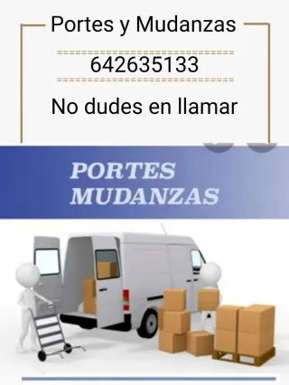 Portes y mudanzas.