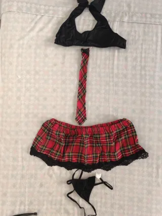 Conjunto Lencería Sexy Escolar L