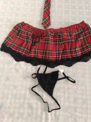 Conjunto Lencería Sexy Escolar L