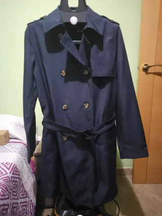 Gabardina azul mujer Talla M