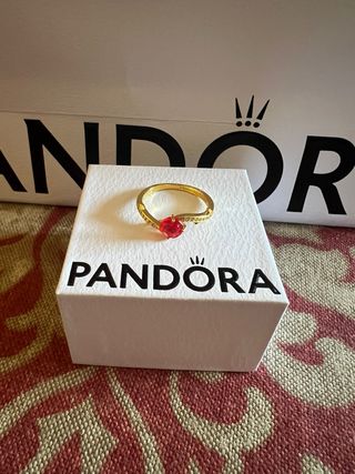 Anillo Pandora Bella y La Bestia 