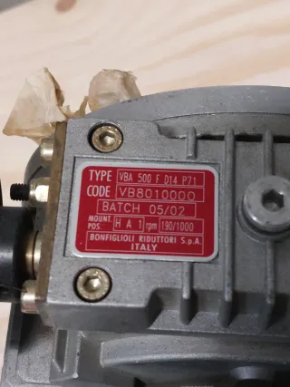 Riduttore Bonfiglioli VBA 500 F D14 P71
