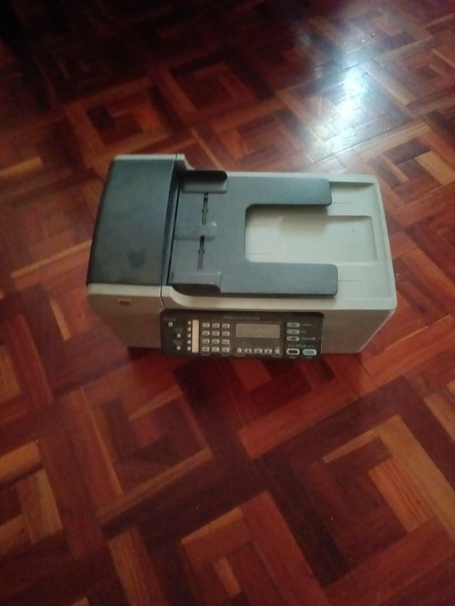 Impresora HP con Fax Beige/Gris