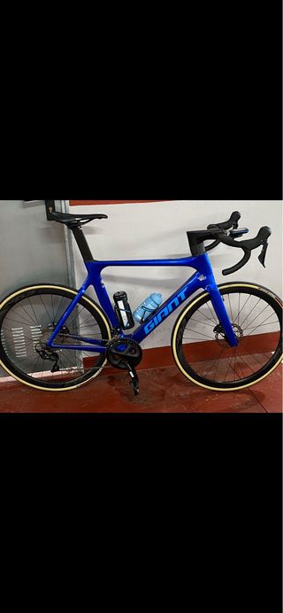 Bicicleta de carretera Giant Propel Azul