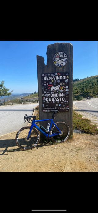 Bicicleta de carretera Giant Propel Azul
