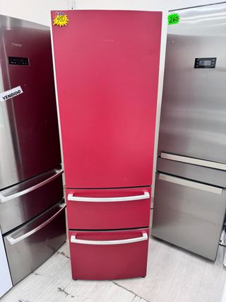 COMBI HAIER ROJO 188 CM X 60 CM NO FROST. GARANTIA