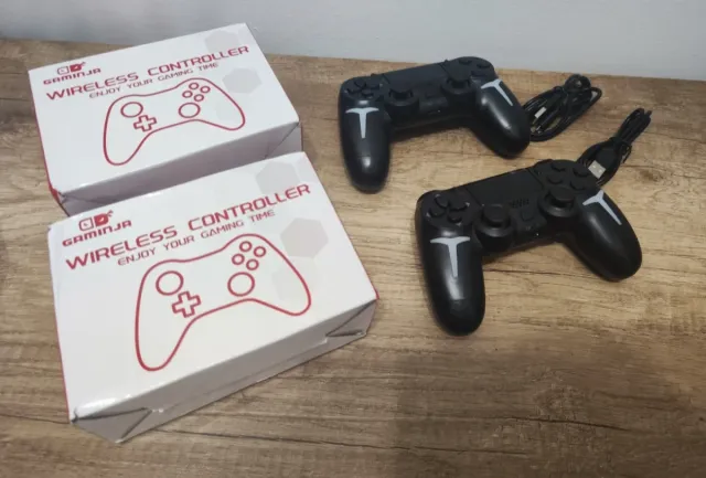 Pack 2 Mandos Inalámbricos Gaminja PS4/PC