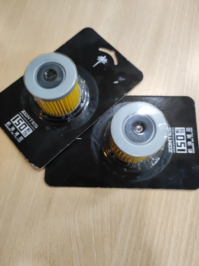 2 Filtros Aceite Zontes 125 con junta