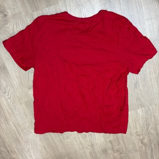 Camiseta Nike Roja Logo Negro