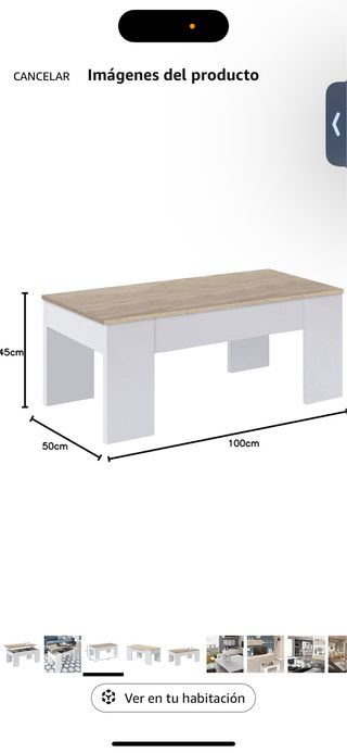 Mesa de centro moderna