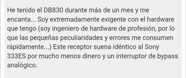 Amplificador AV Sony STR DB830 Negro