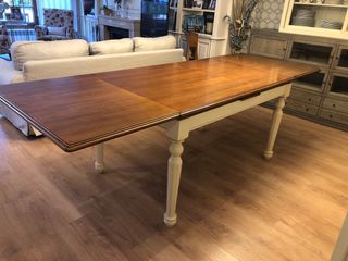 Mesa comedor extensible madera