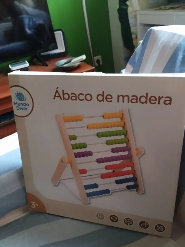 Ábaco infantil de madera
