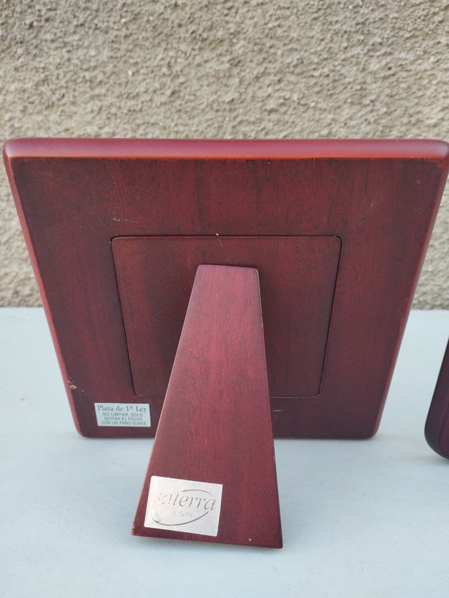 Lote 2 Marcos de Fotos Plateados