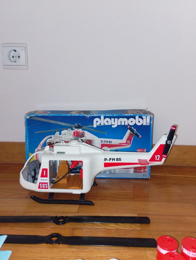Helicóptero Playmobil 3789 SOS Incompleto
