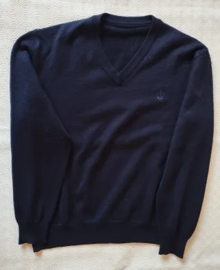 Jersey uniforme Fomento, azul cuello pico 
