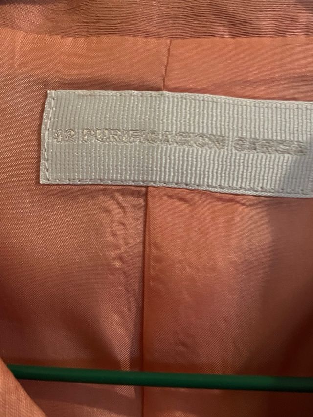Traje chaqueta y falda seda salvaje +  blusa 