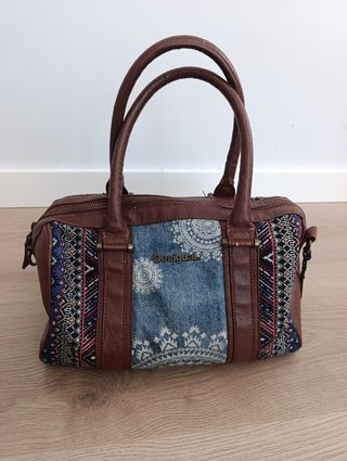 Bolso Desigual Marrón y Multicolor