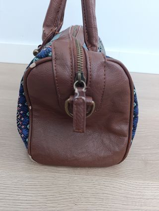 Bolso Desigual Marrón y Multicolor
